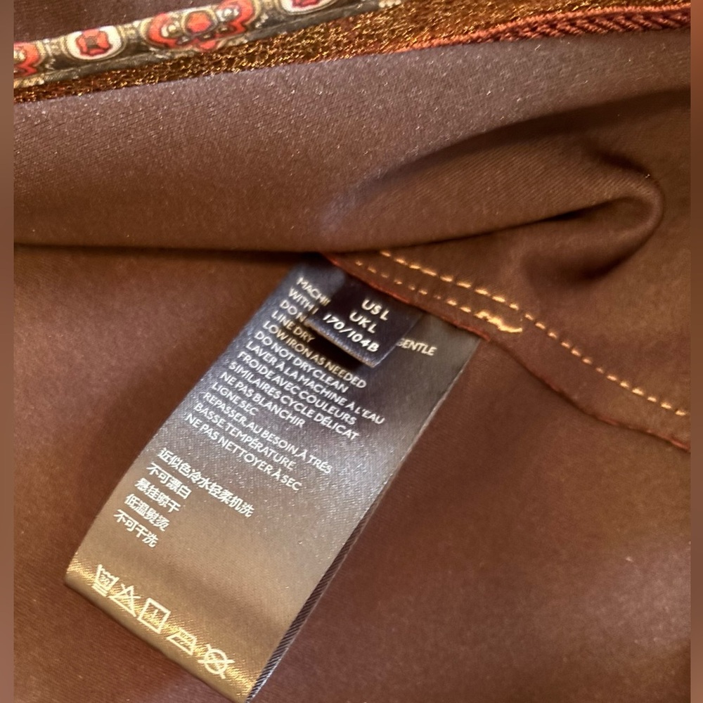 *NEW* Anthropologie Brisa Faux Leather Moto Jacket Size L  NWOT - Picture 8 of 9